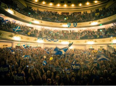Imatge del concert “A Night for Scotland” celebrat ahir